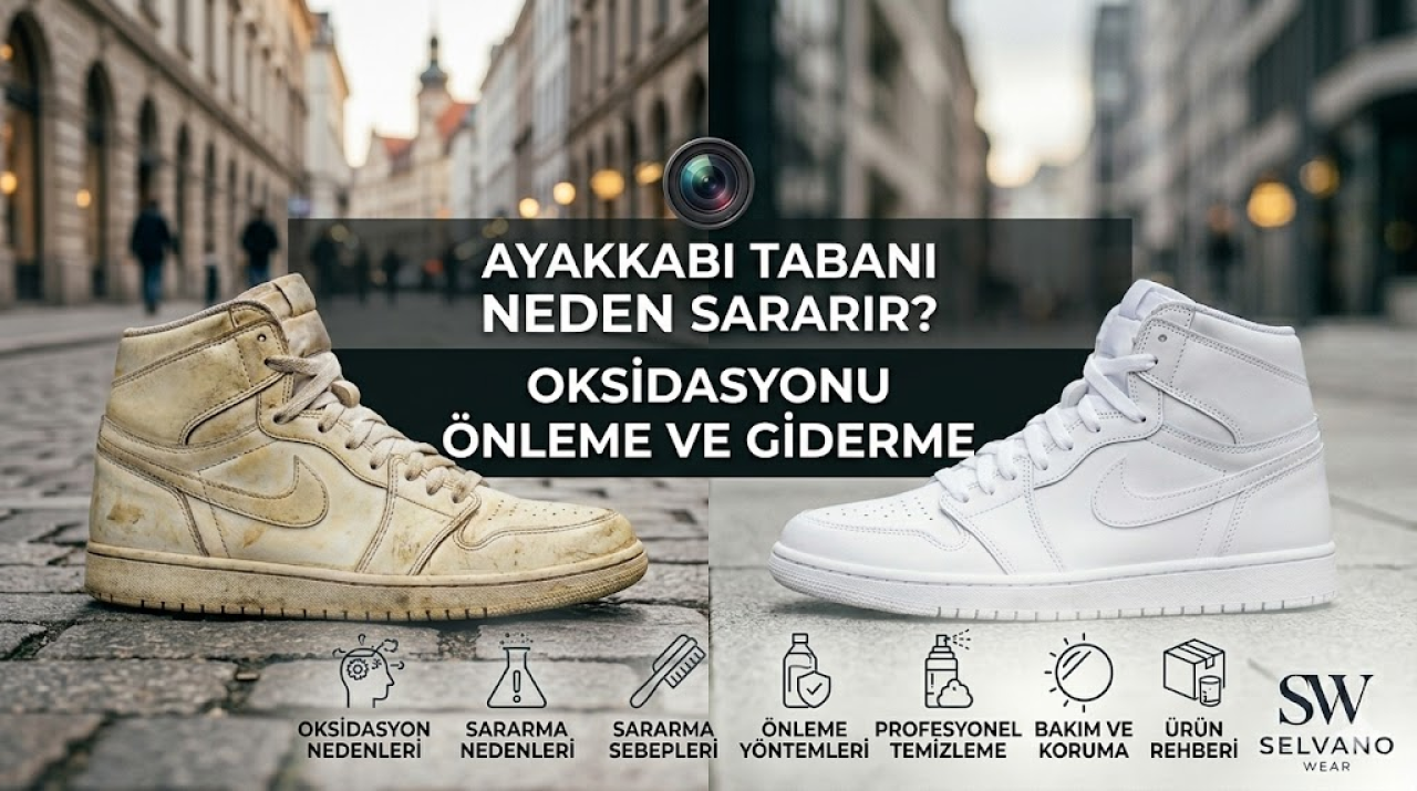 Ayakkabı Tabanı Neden Sararır? Oksidasyonu Önleme ve Giderme