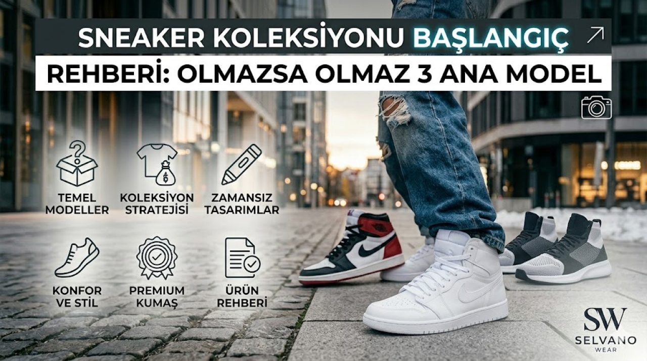 Sneaker Koleksiyonu Başlangıç Rehberi: Olmazsa Olmaz 3 Ana Model