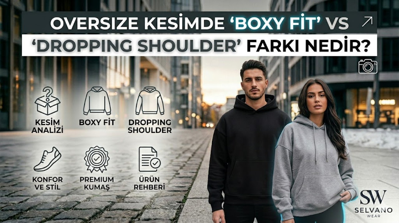 Oversize Kesimde 'Boxy Fit' vs 'Dropping Shoulder' Farkı Nedir?