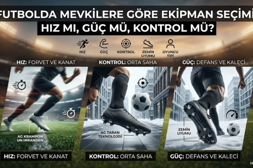 Futbolda Mevkilere Göre Ekipman Seçimi: Hız mı, Güç mü, Kontrol mü?