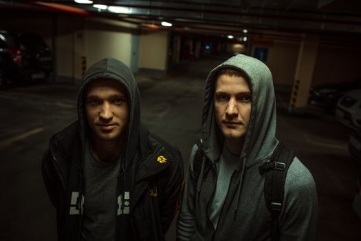 Zip-Up Hoodie Erkek Kombin