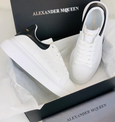 Alexander McQueen Oversized Sneaker - White Deri Spor Ayakkabı