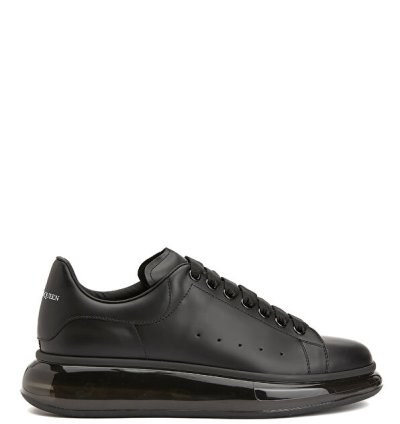 McQueen %100 Deri Siyah Sneaker Ayakkabı – Premium Kalite Erkek Spor Ayakkabı