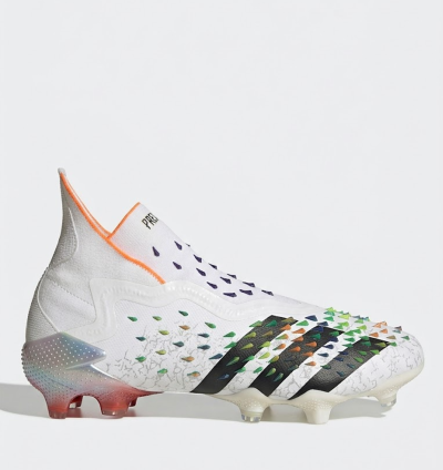 Adidas Predator Freak .1 FG - White/Multicolor Bağcıksız Profesyonel Krampon