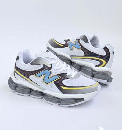 NB 2000 White Erkek Spor Ayakkabı - Beyaz Retro Sneaker